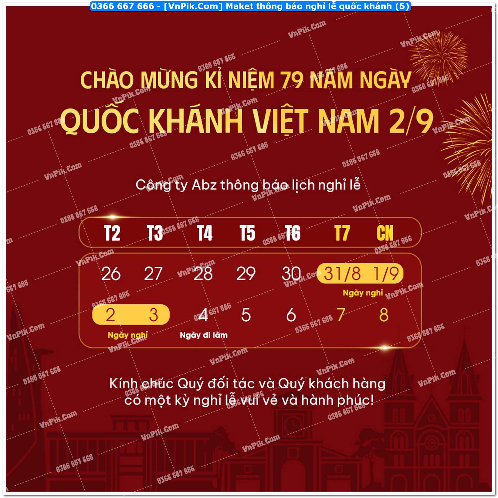 Maket thông báo nghỉ lễ quốc khánh (5)